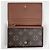 Portafoglio bi-fold Louis Vuitton Monogram Brown Marrone - vista 7
