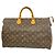 Louis Vuitton Monogram Speedy 40 Handtasche Braun