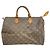 Borsa Louis Vuitton Monogram Speedy 35 Marrone