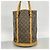 Borsa Tote Louis Vuitton Monogram Bucket GM Marrone - vista 14