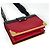 Borsa a tracolla Prada PRADA Cahier in pelle Nero e Rosso - vista 2