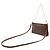 Borsa a spalla clutch Louis Vuitton Monogram Pallas Nero Bianco Monogramma - vista 3