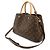Louis Vuitton Monogram Montaigne MM Handbag Brown - view 3