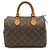 Borsa Louis Vuitton Monogram Speedy 25 Marrone