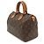 Borsa Louis Vuitton Monogram Speedy 25 Marrone - vista 3