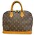 Borsa Louis Vuitton Alma Monogram Marrone