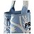 Prada Handtasche/Schultertasche aus Canvas Weiß Blau - Ansicht 6