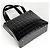 Chanel Chocolate Bar Tote Bag Schwarz - Ansicht 2