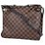 Borsa a tracolla Louis Vuitton Duomo in tela Damier Marrone