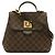 Borsa a mano/Borsa a tracolla Louis Vuitton Damier Bergamo PM Marrone Bianco Damier ebene - vista 2