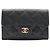 Tarjetero Chanel Matelassé Classic Flap Negro