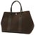 Hermès Borsa Tote Hermes Garden PM Marrone scuro - vista 3