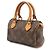 Borsa a mano Louis Vuitton Monogram Mini Speedy Marrone - vista 3