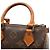 Borsa a mano Louis Vuitton Monogram Mini Speedy Marrone - vista 7