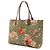 Sac cabas réversible Gucci GG Blooms Supreme Rose Multicolore Beige - vue 3