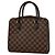 Louis Vuitton Triana Handtasche Braun Damier ebene