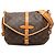 Louis Vuitton Brown Monogram Saumur 30 Marrone