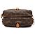 Louis Vuitton Brown Monogram Saumur 30 Marrone - vista 3