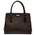 Borsa a mano Burberry in pelle marrone Marrone scuro