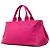 Borsa Tote Prada in tela Canapa rosa con logo - vista 2