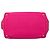 Borsa Tote Prada in tela Canapa rosa con logo - vista 3