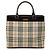 Burberry Beige House Check Canvas Tote