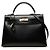 Hermès Black Box Calf Kelly Sellier 32 Nero