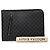 Louis Vuitton Black Damier Graphite Poche Documents Portfolio Negro - vista 7