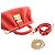 Borsa Nanogram Louis Vuitton in pelle di vitello goffrata rossa Rosso - vista 12