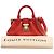 Borsa Nanogram Louis Vuitton in pelle di vitello goffrata rossa Rosso - vista 13