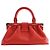 Borsa Nanogram Louis Vuitton in pelle di vitello goffrata rossa Rosso - vista 2