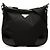 Borsa a tracolla Prada in Tessuto con rifiniture in pelle nera e chiusura a zip Nero