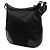 Borsa a tracolla Prada in Tessuto con rifiniture in pelle nera e chiusura a zip Nero - vista 2