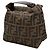 Borsa Fendi in tela Zucca marrone - vista 2