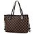 Borsa Tote Louis Vuitton Damier Brown Neverfull PM Marrone Damier ebene