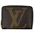 Monedero Zippy Louis Vuitton Castaño
