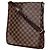 Borsa a tracolla Louis Vuitton Damier Musette Marrone Damier ebene