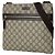 Borsa a tracolla Gucci con motivo GG marrone