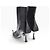 Stivaletti Balenciaga Knife in pelle nera Nero - vista 3