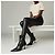 Stivaletti Balenciaga Knife in pelle nera Nero - vista 6