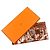 Hermès Foulard in cashmere e seta Hermes La Maison des Carrés Beige Arancione - vista 14