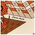 Hermès Foulard in cashmere e seta Hermes La Maison des Carrés Beige Arancione - vista 9