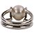 Autre Marque Tiffany HardWear Ring mit Süßwasserperlen Silber - Ansicht 4