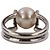 Autre Marque Tiffany HardWear Ring mit Süßwasserperlen Silber - Ansicht 5