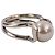 Autre Marque Tiffany HardWear Ring mit Süßwasserperlen Silber - Ansicht 7