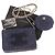 Borsa Chanel Matelassé Coco Mark con pochette Blu navy - vista 19
