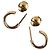 Cartier Trinity Ohrstecker Golden - Ansicht 5