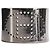 Hermès Brazalete Rígido Hermes Evelyne Eclipse Ag925 Plata