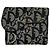 Cartera bi-fold Christian Dior Trotter Negro