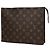 Borsa a Pochette Louis Vuitton Monogram Marrone
